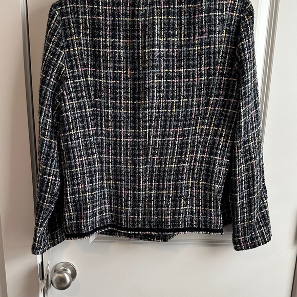 Zara Multicolor Tweed Blazer - Picture 5 of 10